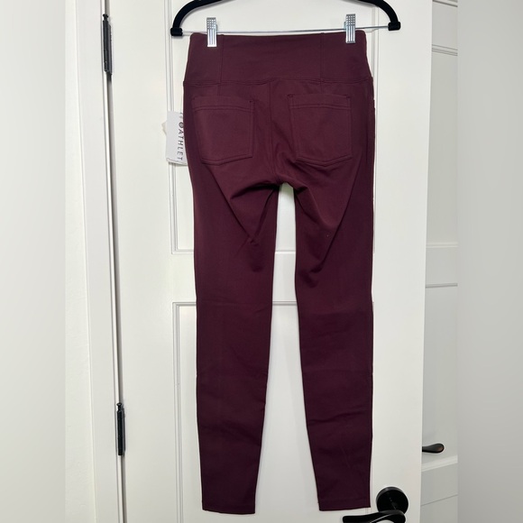 Athleta Burgundy Metro High-Waisted Leggings (Small) - Picture 4 of 4